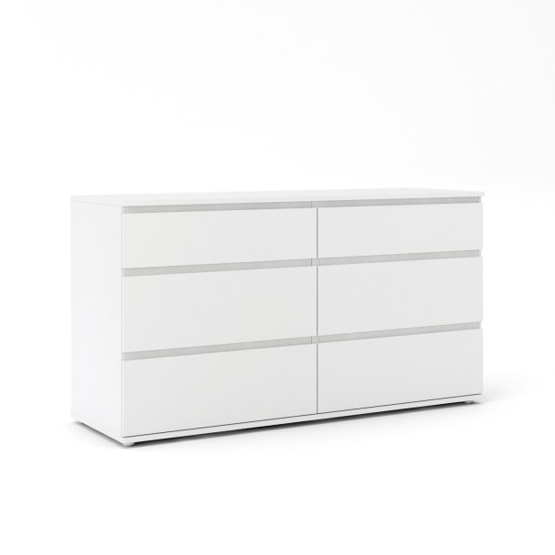 Nova  Kommode - Hvid Komposittr, (84x50)