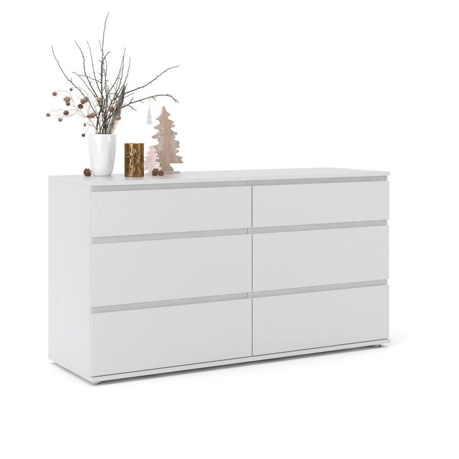 TVILUM Nova  Kommode  Weies Verbundholz, (84 x 50)