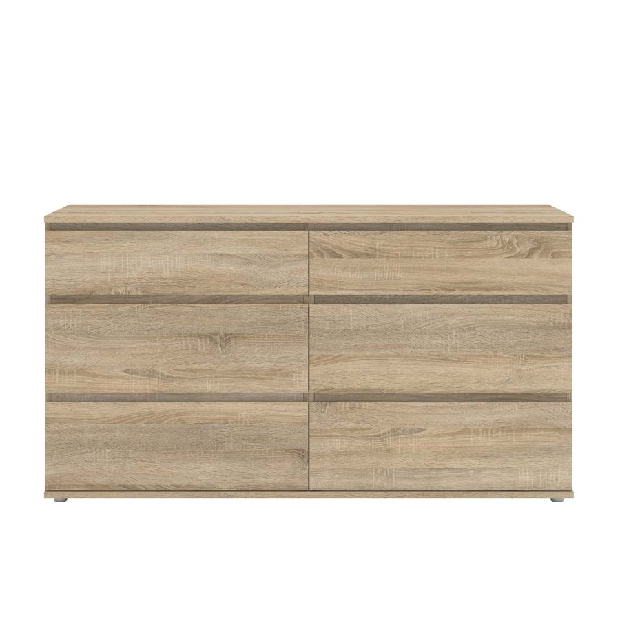 TVILUM Nova  Kommode – Naturverbundholz, Eichenstruktur, (84 x 50) 