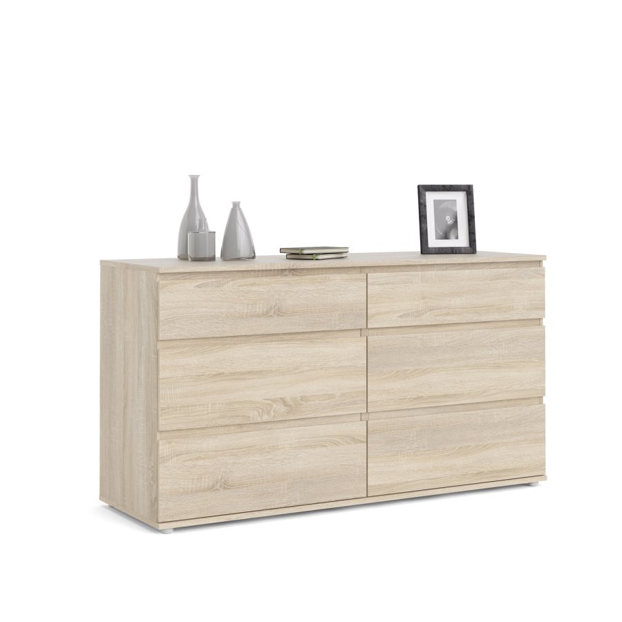 TVILUM Nova  Kommode – Naturverbundholz, Eichenstruktur, (84 x 50) 