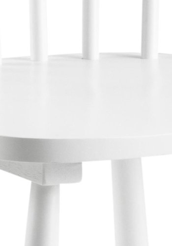 ACT NORDIC Riano spisebordsstol - hvid birketr