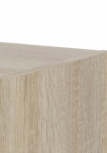 TVILUM Basic bogkasse, m. 2 l�ger - egetr�sfarvet folie