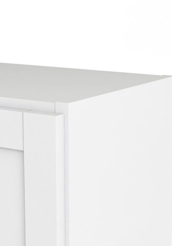 TVILUM Basic reol - hvid, m. 1 lge og 2 hylder (H:107,2cm x40,6cm x 28,3cm)