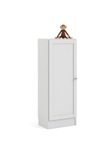 TVILUM Basic reol - hvid, m. 1 lge og 2 hylder (H:107,2cm x40,6cm x 28,3cm)