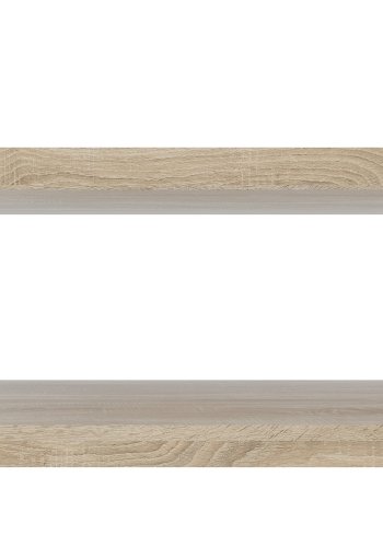 TWILUM Basic hyller - natur, smal (sett med 2)