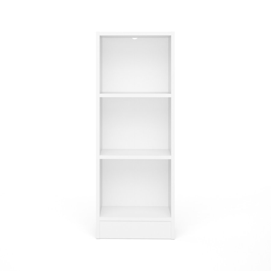 TWILUM Basic bokkasse - hvit, m. 2 hyller 