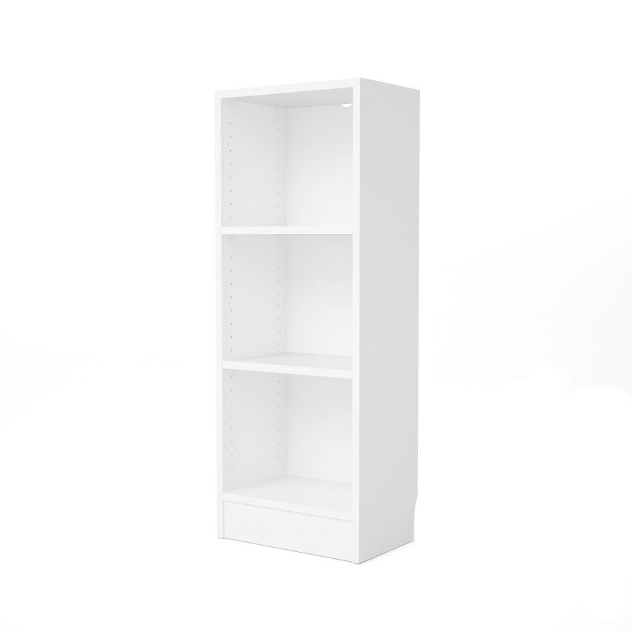 TWILUM Basic bokkasse - hvit, m. 2 hyller 