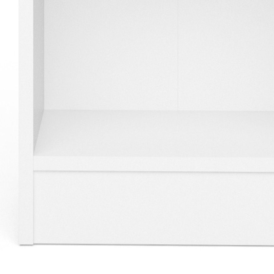 TWILUM Basic bokkasse - hvit, m. 2 hyller 