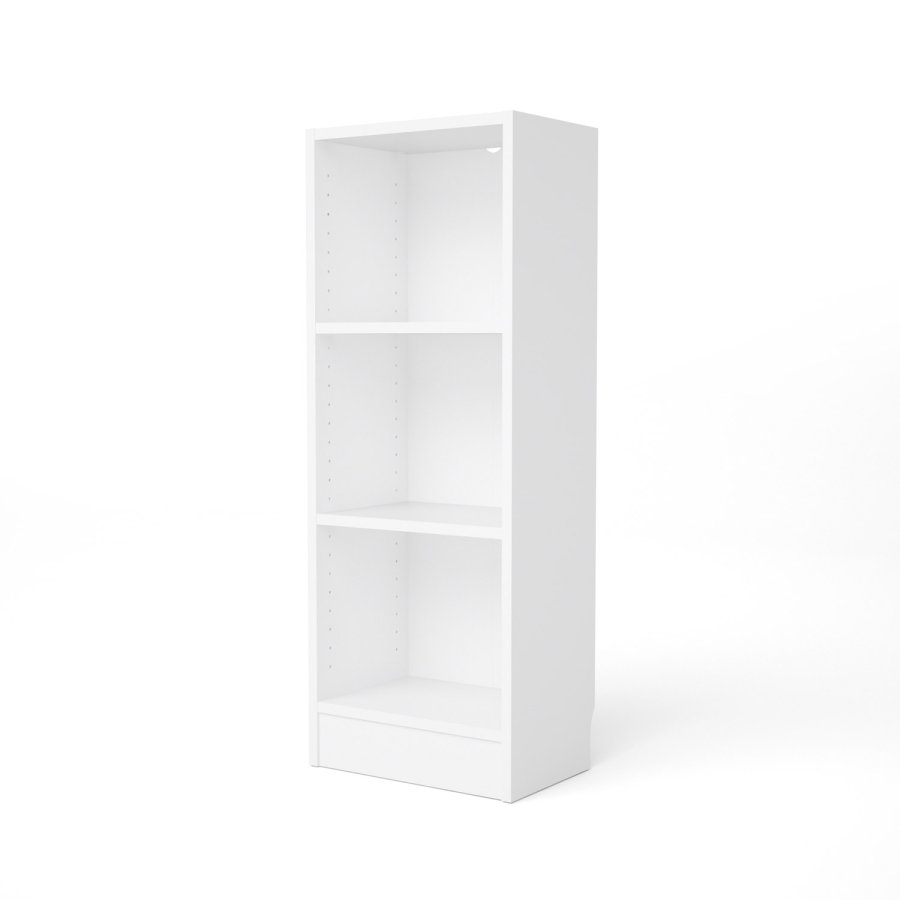 TWILUM Basic bokkasse - hvit, m. 2 hyller 