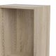 TVILUM Basic bokkasse - eikestruktur, m. 4 hyller (H: 203,2 cm x 40,6 cm x 26,75 cm)