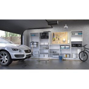 TVILUM Basic bogkasse - hvid, m. 4 hylder(H:203,2cm x79cm x 26,72cm)