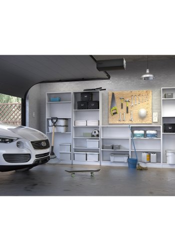 TVILUM Basic bogkasse - hvid, m. 4 hylder(H:203,2cm x79cm x 26,72cm)