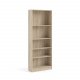 TVILUM Basic bokkasse - eikestruktur, m. 4 hyller (H: 203,2 cm x 79 cm x 26,72 cm)