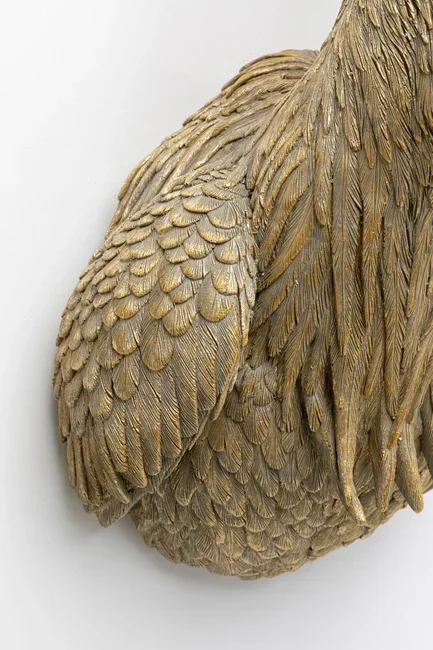 KARE DESIGN Animal Heron vglampe - guld polyresin og aluminium