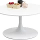 KARE DESIGN Schickeria salongbord, rundt - hvit MDF og hvitt stl (80)