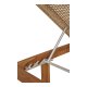 HOUSE NORDIC Derby solseng - Solseng, teak/polyrattan, naturfarget