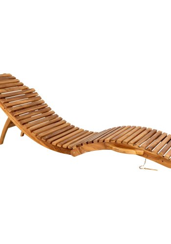 HOUSE NORDIC Arrieta solvogn - naturlig teak (185x56)