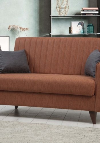 NORDVRK Alkon - Flislagt 2-manns sovesofa