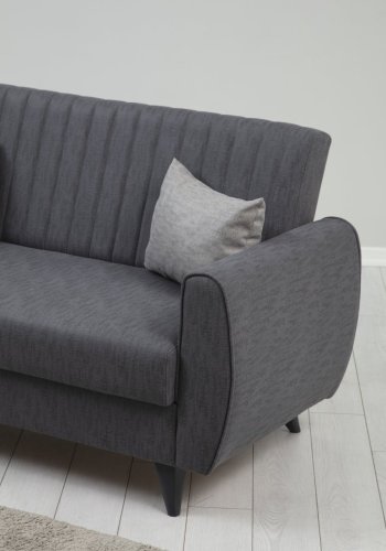 NORDVRK Alkon - Mrkegr 2-manns sovesofa