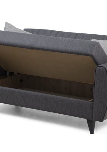 NORDVRK Alkon - Mrkegr 2-manns sovesofa