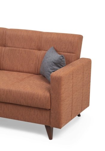 NORDVRK Polya - Flis rd 2-manns sovesofa