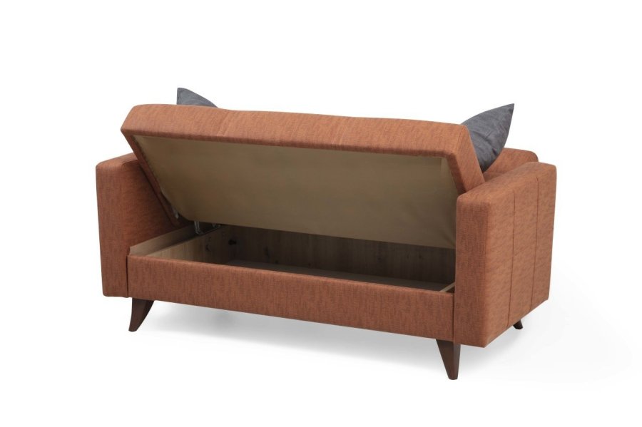 NORDVRK Polya - Flis rd 2-manns sovesofa