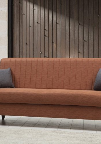 NORDVRK Alkon - Flis Rd 3-Pers. Sovesofa
