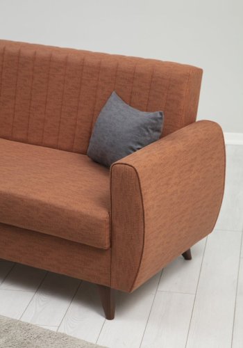 NORDVRK Alkon - Flis Rd 3-Pers. Sovesofa