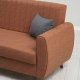 NORDVRK Alkon - Flis Rd 3-Pers. Sovesofa