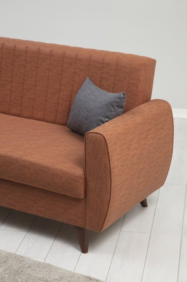 NORDVRK Alkon - Flis Rd 3-Pers. Sovesofa