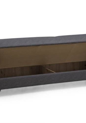 NORDVRK Alkon - Mrkegr 3-manns sovesofa