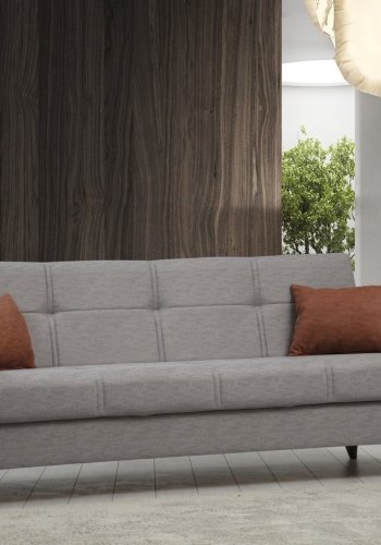 NORDVRK Polya - Lys gr 3-manns sovesofa