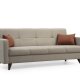 NORDVRK Polya - Beige 3-manns sovesofa