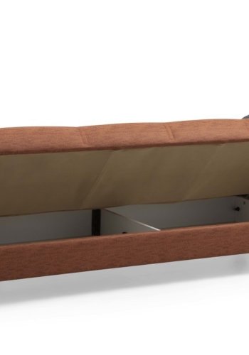 NORDVRK Polya - Flis rd 3-manns sovesofa