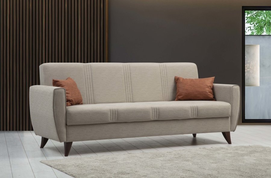 NORDVRK Zaden - Beige 3-manns sovesofa
