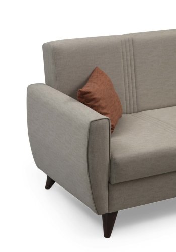 NORDVRK Zaden - Beige 3-manns sovesofa