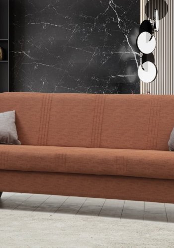 NORDVRK Zaden - Flislagt 3-manns sovesofa