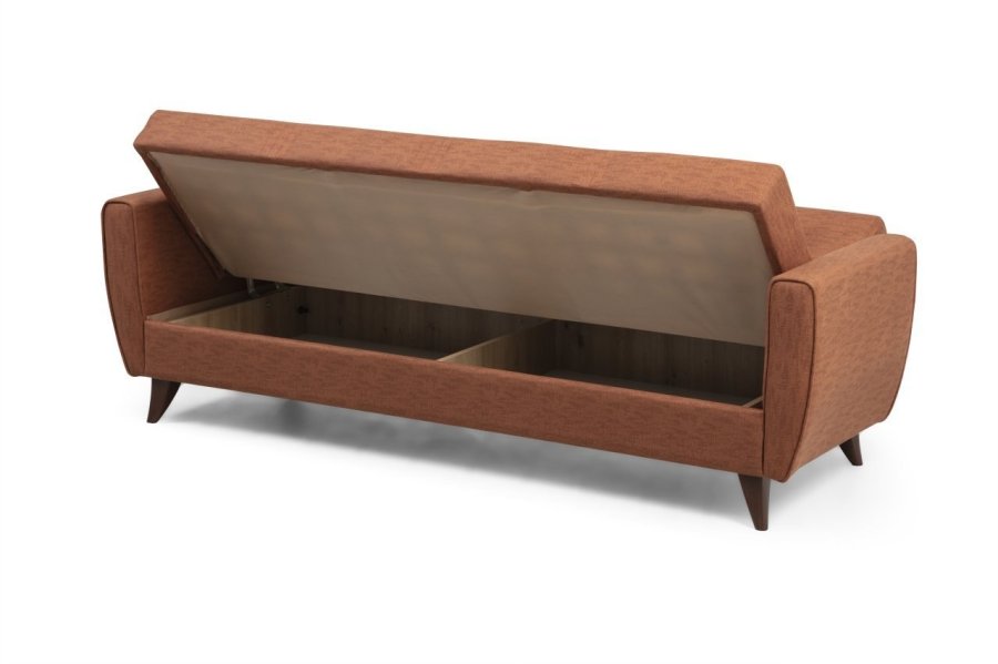 NORDVRK Zaden - Flislagt 3-manns sovesofa