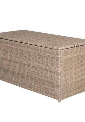 
VENTURE DESIGN london rektangulær hyndeboks - natur rattan og stål, utendørs
