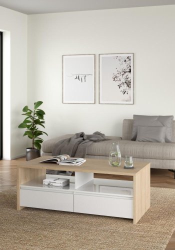 TVILUM Next Sofabord 2 skuffer