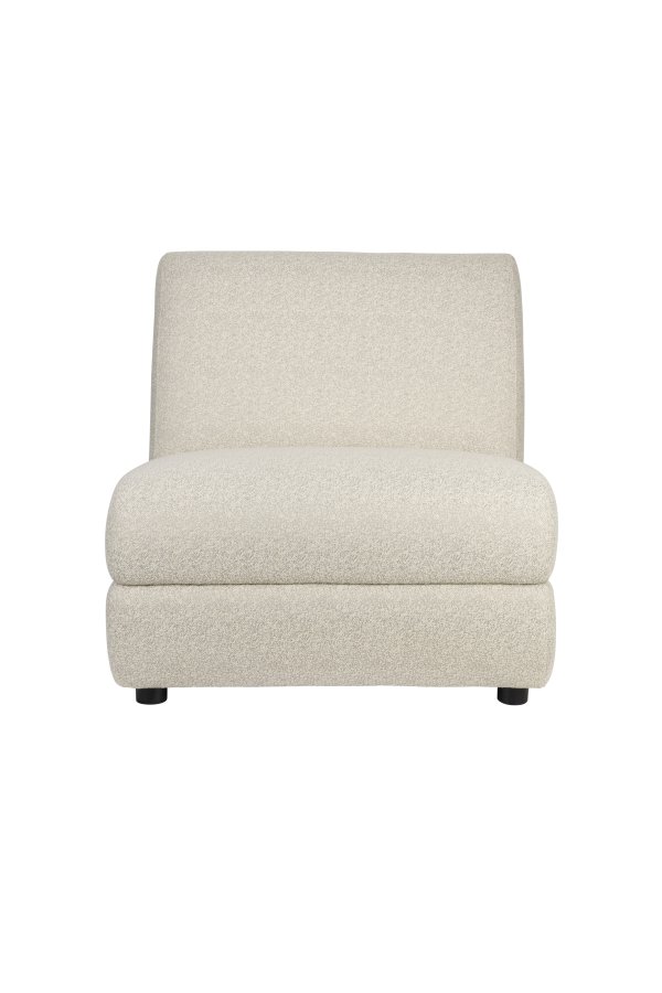 ZUIVER Mississippi utendrs loungestol - beige olefinfiber/polyester