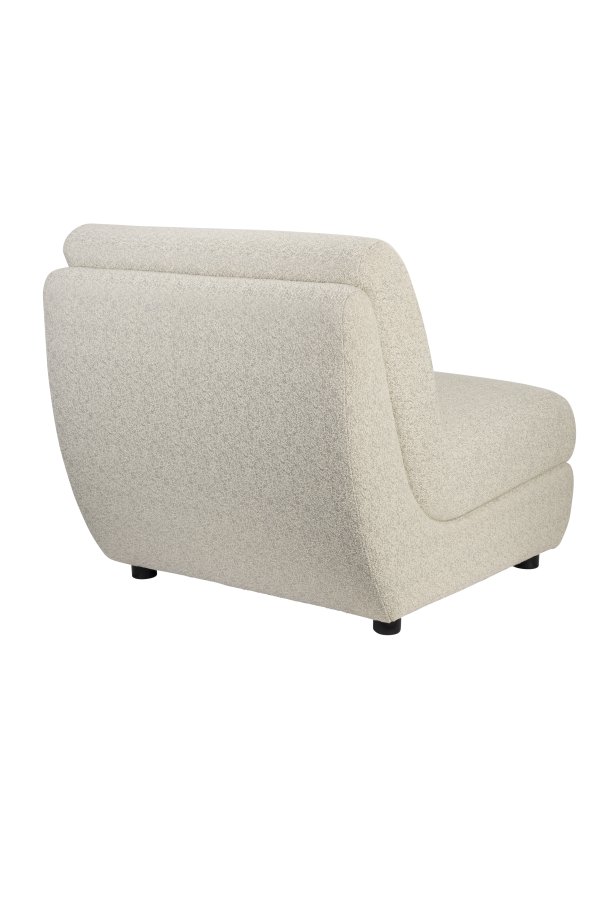 ZUIVER Mississippi utendrs loungestol - beige olefinfiber/polyester