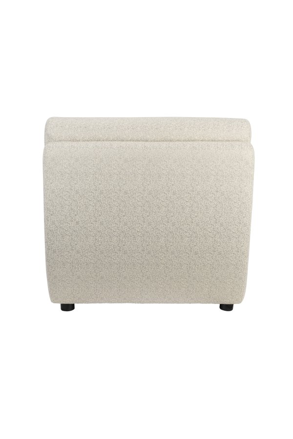 ZUIVER Mississippi utendrs loungestol - beige olefinfiber/polyester