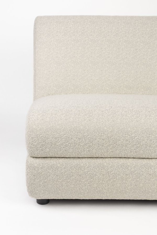 ZUIVER Mississippi utendrs loungestol - beige olefinfiber/polyester