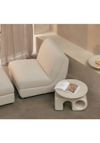 ZUIVER Mississippi utendrs loungestol - beige olefinfiber/polyester