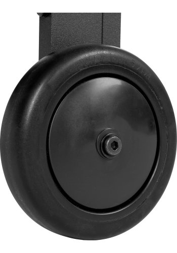 HOUSE NORDIC Serveringsvogn, aluminium/nonwood, sort, 3 hyller