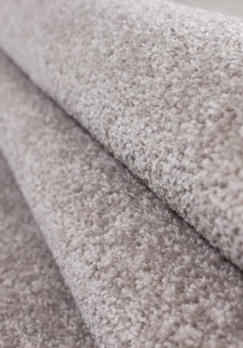 TEPPI Ata gulvtppe, rund - beige polypropylen (120)