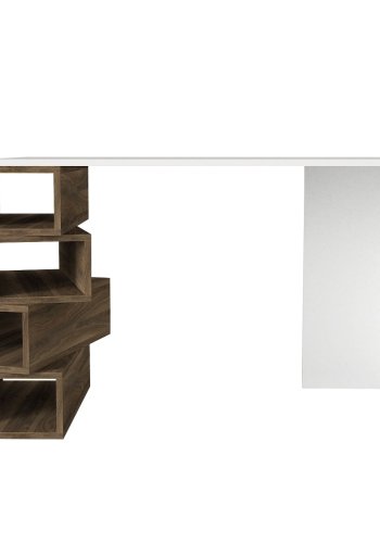 NORDVRK Jenga arbeidsbord, hvit valntt