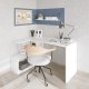 NORDVRK Gelincik arbeidsbord, hvit