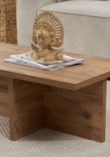 NORDVRK Harbor sofabord, rektangulr - Atlantic Pine melamin (120x45)